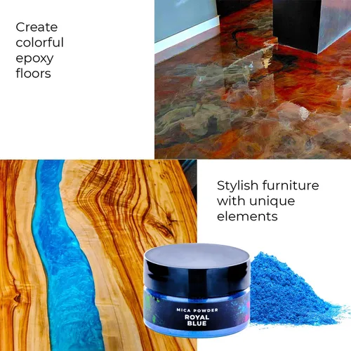 Miniatura 5 de Polvo de mica para resina epoxi, fabricación de jabón, brillo de labios, pigmento en polvo para uñas, pigmento de color de resina epoxi, tinte