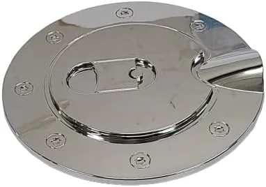 Miniatura 2 de Tapa de puerta de tanque de combustible cromada para combustible de gasolina para Dodge Ram 2009-2018