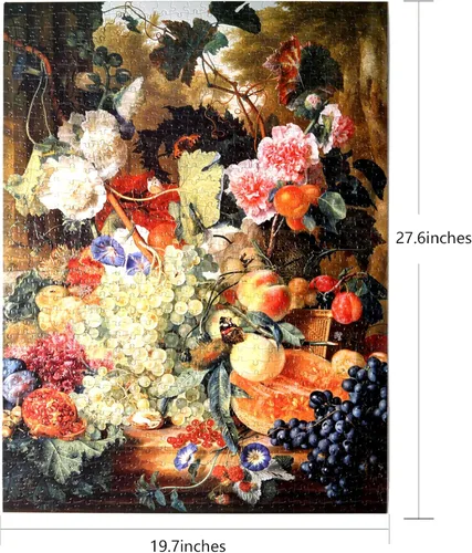 Miniatura 2 de Bgraamiens Puzzle-Fruit Feast-Rompecabezas cuadrado de 1000 piezas para adultos
