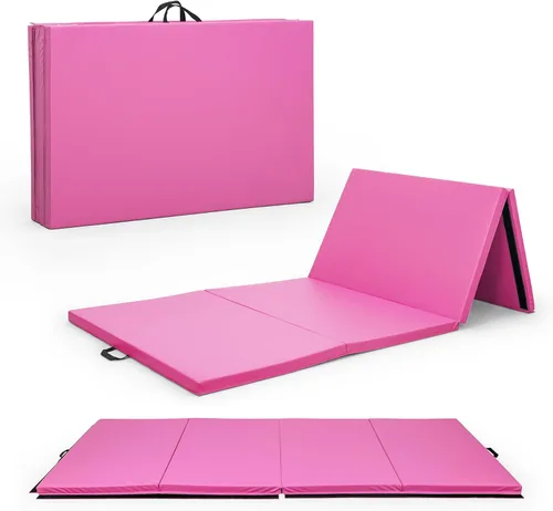 Miniatura 10 de CAP Barbell All Purpose Folding Anti Tear Exercise Training Aerobic Fitness Gym & Gymnastics Balance Mat Multiple colors Rosa