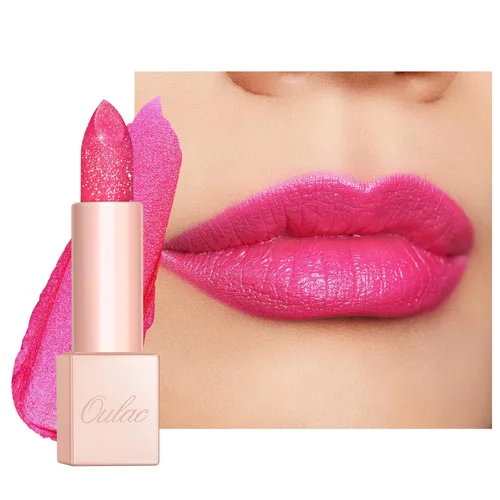 Miniatura 21 de Oulac Lápiz labial hidratante de coral para mujeres Bálsamo labial tintado infundido con ácido hialurónico sódico, maquillaje de labios ligero, PG04