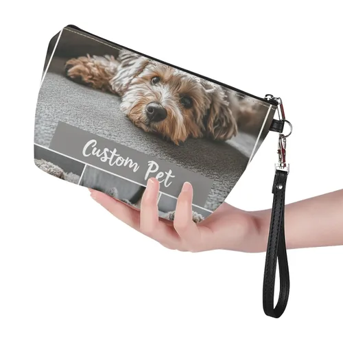 Miniatura 2 de GIFTPUZZ Bolsa de cosméticos para mujer, adorable y espaciosa, bolsa de almacenamiento portátil para artistas, artículos de tocador, joyería