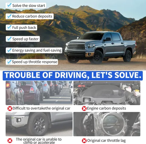 Miniatura 2 de Controlador de respuesta del acelerador, acelerador de pedal de carreras electrónico inteligente de 9 velocidades 9 modos para Toyota 4Runner Tundra