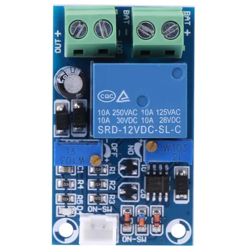 Miniatura 6 de FTVOGUE FTVOGUE - Placa de protección de batería de 12 V, módulo de protección de recuperación de interruptor automático de bajo voltaje de corte