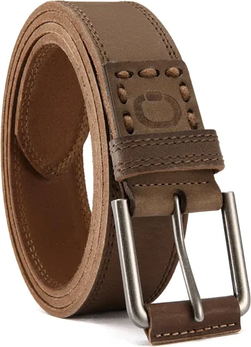 Miniatura 9 de CHAOREN Cinturón de cuero de grano completo para hombre, cinturones de trabajo para hombres, resistentes, uso diario para pantalones de mezclilla