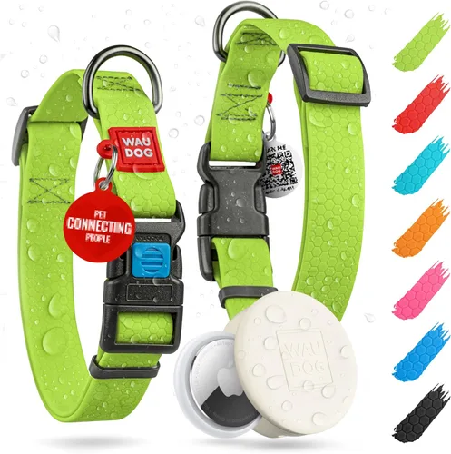 Miniatura 30 de WAUDOG Collar de Perro Impermeable - Collar de Perro Ajustable para Perros Grandes, Pequeños y Medianos - Collar de Perro Desmontable Impermeable
