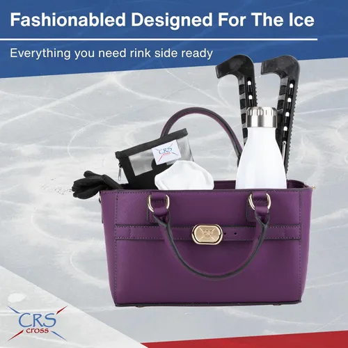 Miniatura 2 de CRS Cross Rink Side Tote. Ice Skating Accessory Bag-Figure Skating, Roller, Inline Skaters, Dance, Cheer.Organizes Guards Water Bottle Phone