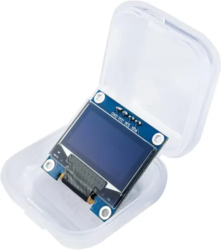 Miniatura 8 de Hosyond 5 Piezas 0.96 Pulgadas OLED I2C IIC Módulo de Pantalla 12864 128x64 Píxeles SSD1306 Mini Pantalla OLED Autoluminiscente Compatible con Azul