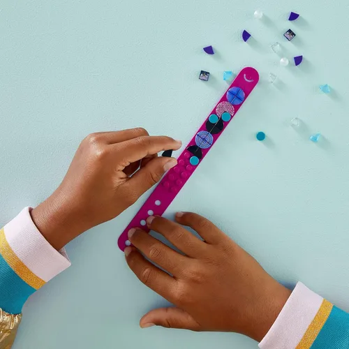 Miniatura 3 de LEGO DOTS Unicorns Forever - Kit de fabricación de pulseras de juguete 41802, gran regalo de unicornio para niñas y niños creativos, kit de pulsera