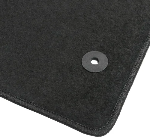 Miniatura 7 de IKON MOTORSPRTS - Alfombrillas compatibles con Cadillac XT5 2017-2024, protector de forro de nailon negro personalizado para automóvil, 1ª 2ª fila