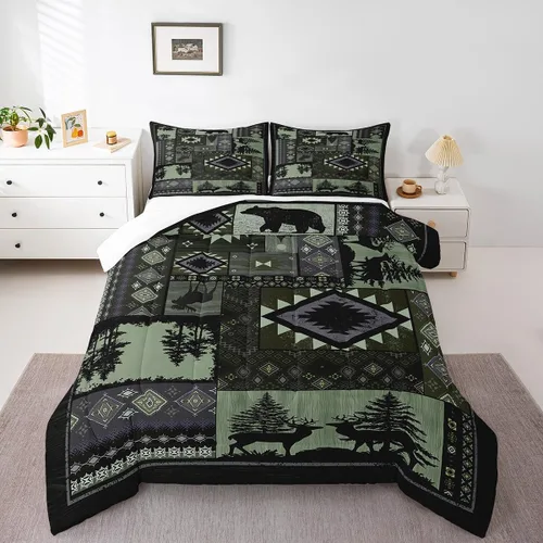 Miniatura 25 de Feelyou Juego de edredón de música rock para niños, edredón colorido con estampado de mariposas para niños y niñas, juego de ropa de cama de Multi