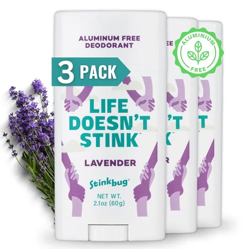 Miniatura 30 de Stinkbug Naturals - Desodorante orgánico sin aluminio con salvia ámbar, aceite de coco y carbón activado, sin parabenos, desodorante para piel
