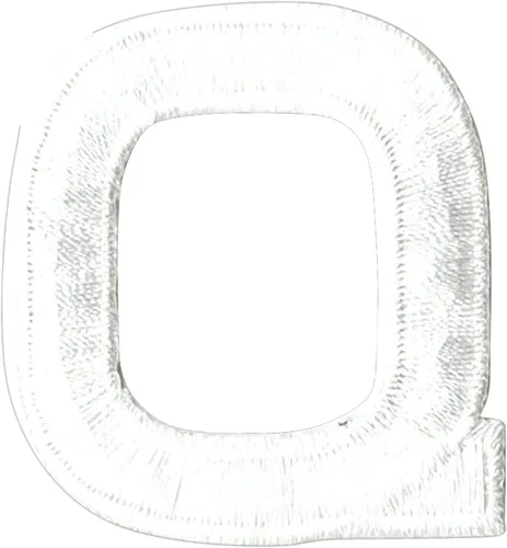 Miniatura 9 de Letras y números blancos de 1-7/8", parche para planchar, bordado (letra M)