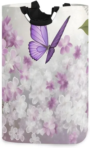 Miniatura 12 de senya Cesta grande de almacenamiento plegable, organizador para ropa sucia, para guardería, juguetes, caballo y flores Multi 6
