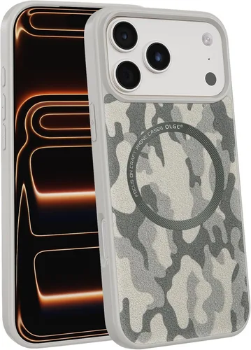 Miniatura 20 de Funda de silicona con soporte para iPhone 17 Pro [compatible con MagSafe] [Protección completa de la cámara] (6.3 pulgadas 2025), fundas de teléfono