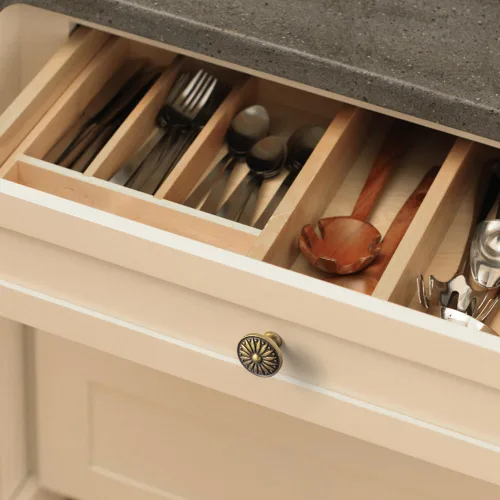Miniatura 6 de Goo-Ki - Paquete de 6 pomos de gabinete estilo vintage de latón antiguo con diseño floral ornamentado y acabado desgastado para cajones y puertas
