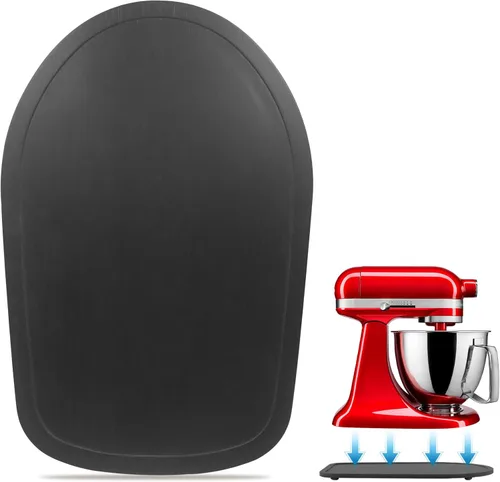 Miniatura 12 de Mezclador deslizante de bambú compatible con ayuda de cocina Bowl Lift 5-8 Qt Stand Mixer - Mover de almacenamiento de cocina Organizador deslizante