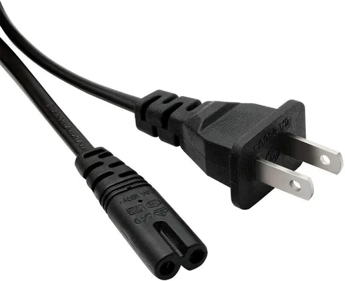 Miniatura 2 de NTQinParts Cable de alimentación de CA de repuesto de 5 pies y 2 clavijas para VIZIO D24h-J09 de 24 pulgadas, D32h-J09 de 32 pulgadas Serie D 720p