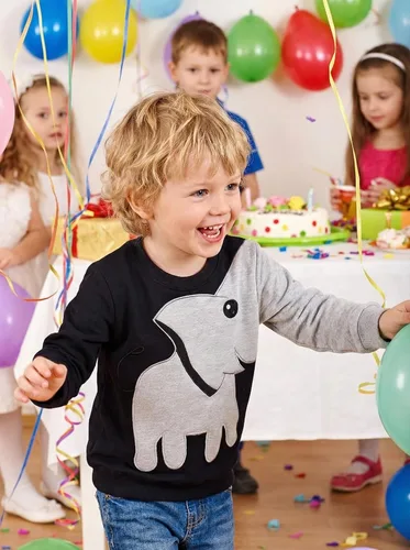 Miniatura 6 de Sudaderas para niños, lindas camisas de elefante, ropa para niños, sudadera con capucha tipo pullover para niños pequeños, sudadera de algodón