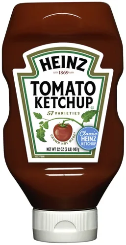 Miniatura 34 de Heinz Ketchup Forever - Botella invertida completa (20 onzas, paquete de 12)
