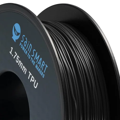 Miniatura 4 de Bobina de filamentos para impresoras 3D SainSmart, 0.06 pulgadas, flexible, TPU, 1,7 libras, Negro, 1