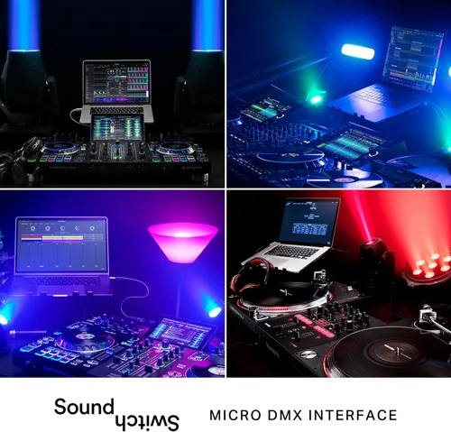 Miniatura 8 de Interfaz Micro DMX SoundSwitch - Interfaz USB a DMX ultracompacta con acceso gratuito de 3 meses al software SoundSwitch