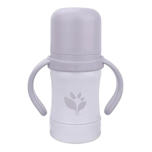 Miniatura 2 de green sprouts Sprout Ware Sip & Straw 6oz, 6mo+, plástico vegetal, silicona curada con platino, apto para lavavajillas, crece con el bebé, probado
