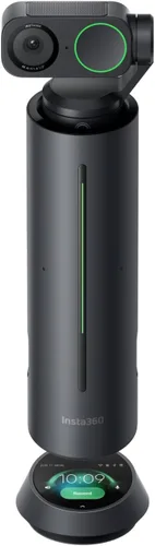 Miniatura 10 de Insta360 Link 2 - Cámara web PTZ 4K para PC/Mac, sensor de 1/2 pulgada, seguimiento AI, HDR, micrófono con cancelación de ruido AI, control