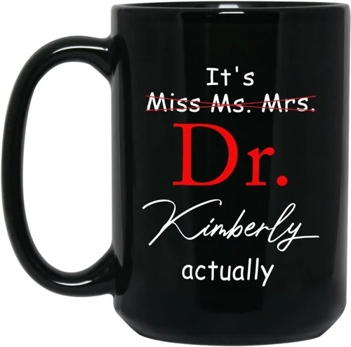 Miniatura 9 de Taza de café negra personalizada, regalo para agradecimiento al médico, divertida taza de café con texto en inglés "This Is A Doctor's Doctor's 11