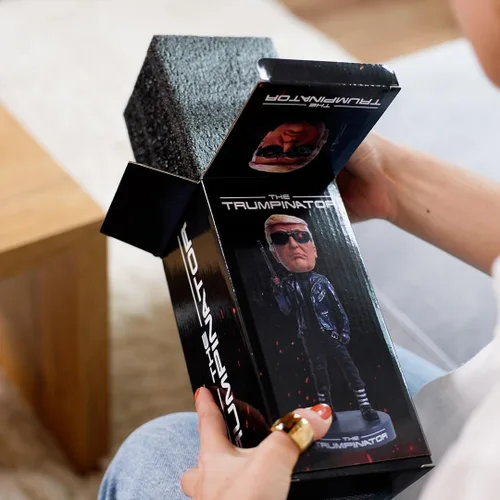 Miniatura 4 de Proud Patriots The Trumpinator Bobblehead El regalo #1 Patriótico y Presidente 2026 cumpleaños para conservadores o regalo de broma para liberales