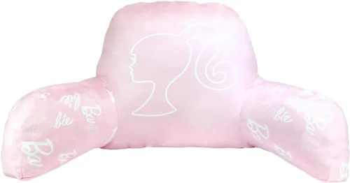 Franco Movie Luxe - Almohada decorativa de felpa supersuave (producto oficial), 19 x 30 pulgadas, reposo en cama Barbie