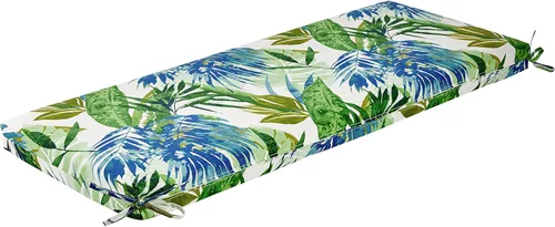 Miniatura 3 de Pillow Perfect Tropic - Cojín floral para sofá de interior/exterior con lazos, resistente a la intemperie y a la decoloración, 18 x 45 pulgadas