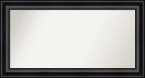 Miniatura 297 de Amanti Art Espejo personalizado, espejo de baño negro puente, espejo de pared o espejo de tocador de baño sobre el fregadero (26 x 26 pulgadas)