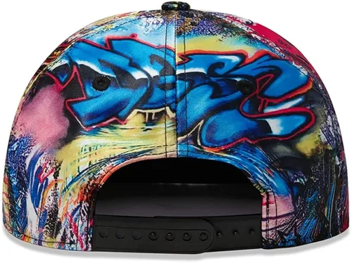 Miniatura 4 de Quanhaigou Gorra de béisbol estampada sombreros unisex con diseño de graffiti con Snapback y Snapback para el verano
