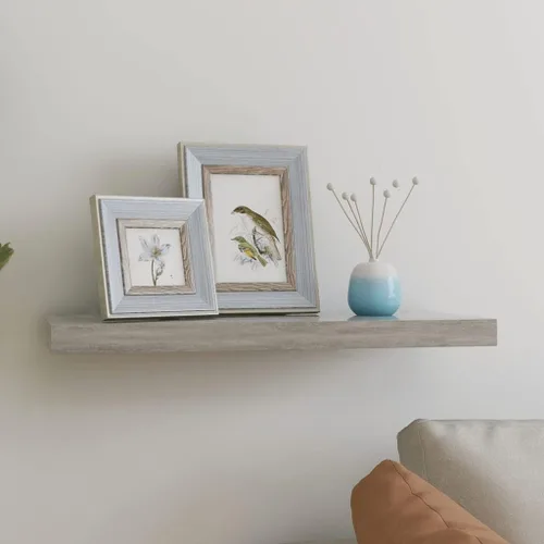 Miniatura 18 de Estantes flotantes de pared, juego de 4 estantes decorativos para montar en la pared, estante colgante con soportes invisibles para decoración