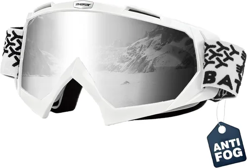 Miniatura 14 de Gafas de esquí antivaho OTG para adultos y niños, gafas de snowboard con 100% protección UV y ajuste antideslizante para esquí