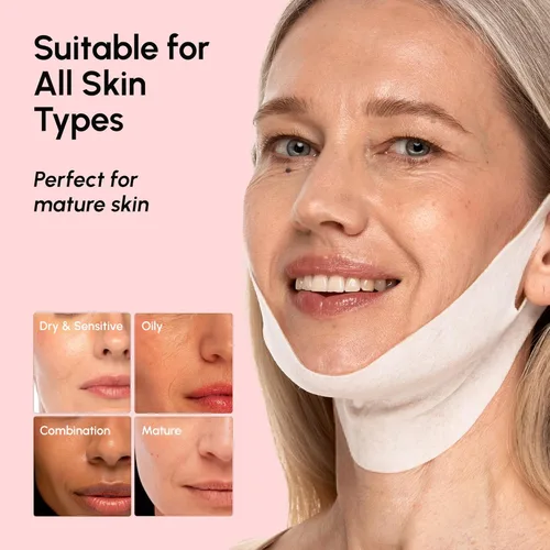 Miniatura 9 de Máscara de Levantamiento de Línea V MAREE con PDRN ADN de Salmón – Máscara Facial Profunda de Colágeno para Mujeres – Máscaras Faciales Moldeadoras