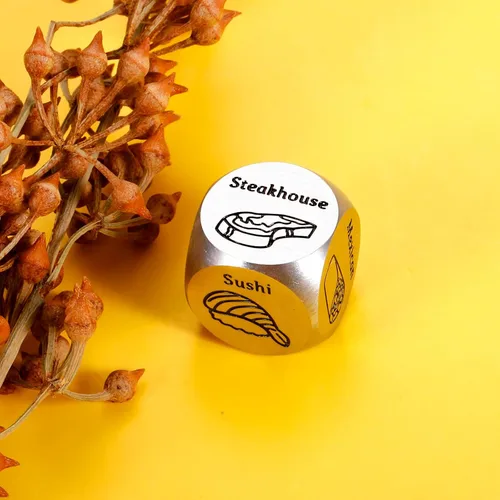 Miniatura 8 de Regalos divertidos para él, su novio, novia, regalo de abucheo, dados de decisión de comida nocturna, aniversario, boda, regalos para hombres