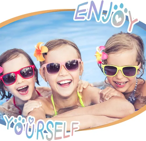 Miniatura 5 de JASPIN Lentes de sol polarizados para niños y niñas, marco flexible de goma TPEE para niños y niñas de 2 a 10 años, 100% protección UV. Gafas de sol