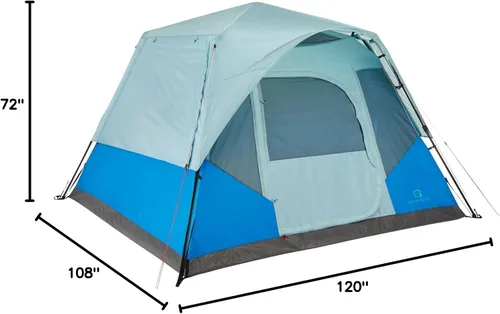 Miniatura 10 de Outbound Tienda de campaña desplegable instantánea para acampar con bolsa de transporte y lluvia Resistente al agua 3 estaciones Tiendas