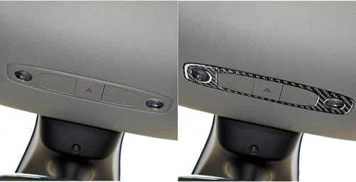 Miniatura 5 de 1 unidad de panel de cubierta de fibra de carbono, interruptor de faros delanteros Kit de ajuste interior para Tesla modelo 3 2017-2022 y modelo Y