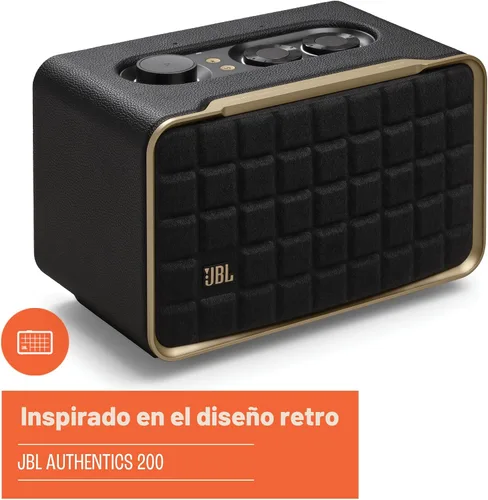 Miniatura 3 de JBL Authentics 200 - Altavoz inteligente de estilo retro para el hogar con Wi-Fi incorporado, Bluetooth y asistentes de voz, Alexa y Google