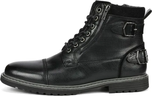 Miniatura 2 de Bruno Marc Botas de motocicleta para hombre, botas de vestir Oxford