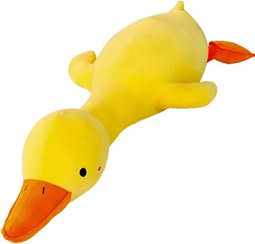 Miniatura 7 de KEWO Juguete de peluche de pato de felpa suave, lindo animal de peluche gigante de ganso de felpa de pato, almohada suave para abrazar para ropa