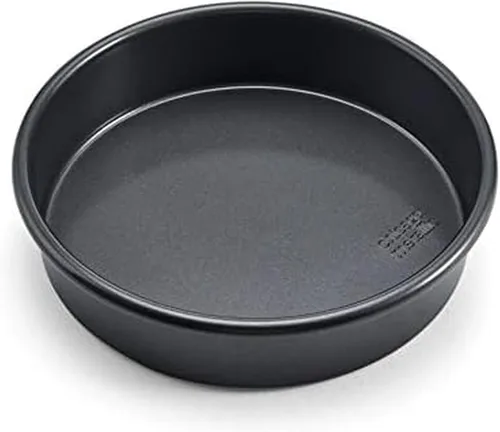 Miniatura 11 de Chicago Metallic Juego Profesional de 3 Moldes Redondos para Pasteles de 6, 8, 10 pulgadas, Utensilios de Repostería Premium Antiadherentes, Acero