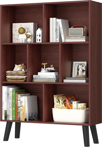 Miniatura 16 de YAHARBO Estantería de 2 cubos, soporte para tocadiscos negro con almacenamiento de vinilo de hasta 100 álbumes, estante horizontal para libros