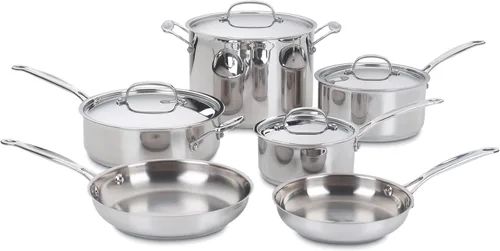 Cuisinart 77-10P1 - Juego de utensilios de cocina (10 piezas, colección Chef's-Classic-Stainless