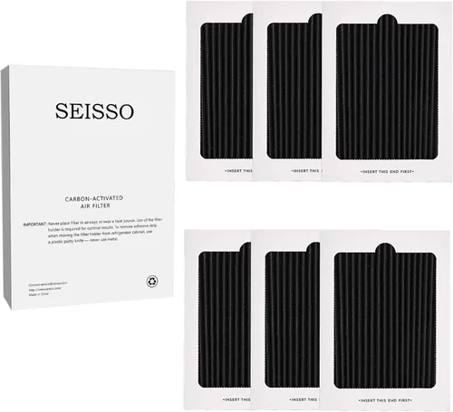 SEISSO Reemplazo del filtro de aire de refrigerador activado con carbón compatible con Frigidaire y Electrolux 242047801, 242047804, 242061001 (6)