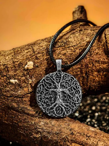 Miniatura 2 de HAQUIL Viking Celtic Wiccan Tree of Life Pendant Necklace, Tree of Life Jewelry Gifts for Men and Women