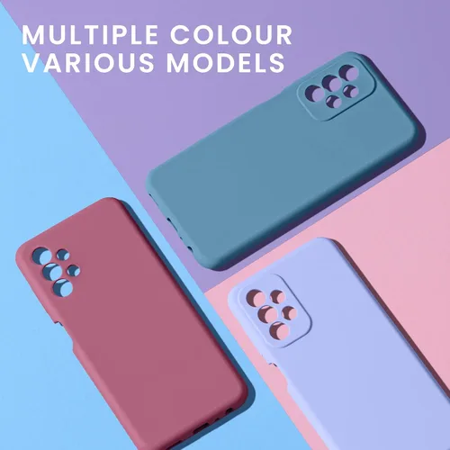 Miniatura 4 de kwmobile Funda compatible con Samsung Galaxy A13 4G - Funda delgada de silicona TPU - Acabado suave al tacto - Amarillo radiante